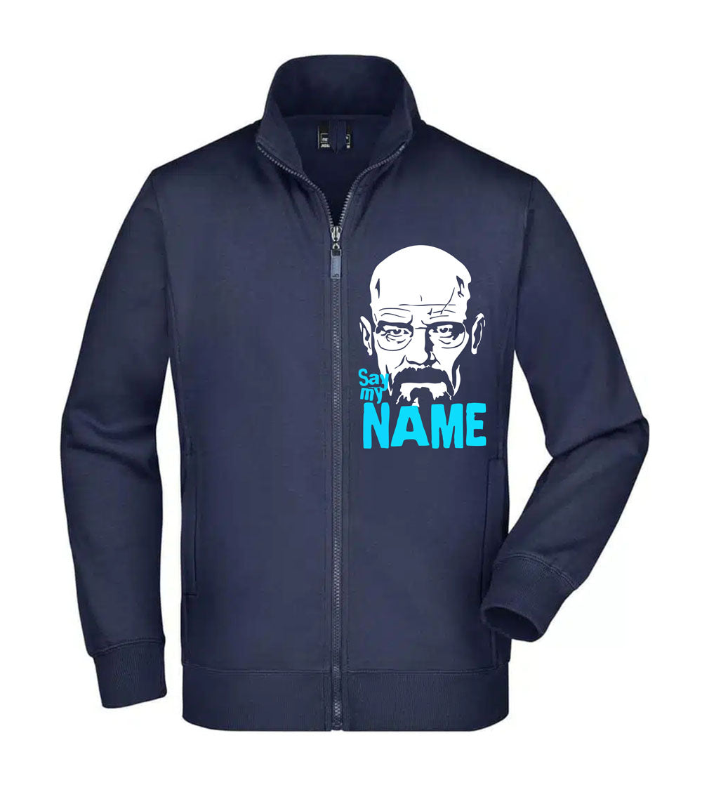 Felpa Unisex Full Zip - BREAKING BAD SAY MY NAME - Super vestibilità Top qualità - Social Crazy