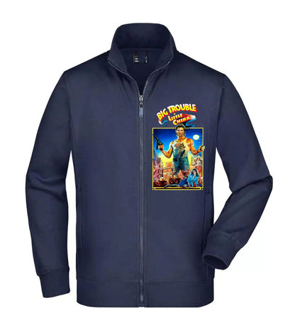 Felpa Unisex Full Zip - BIG TROUBLE IN LITTLE CHINA - Super vestibilità Top qualità