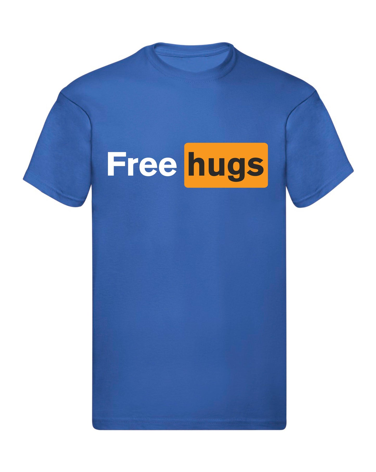 T-Shirt Uomo, Donna & Bambino - FREE HUGS - Maglietta Maglia Tshirt Super vestibilità Top qualità