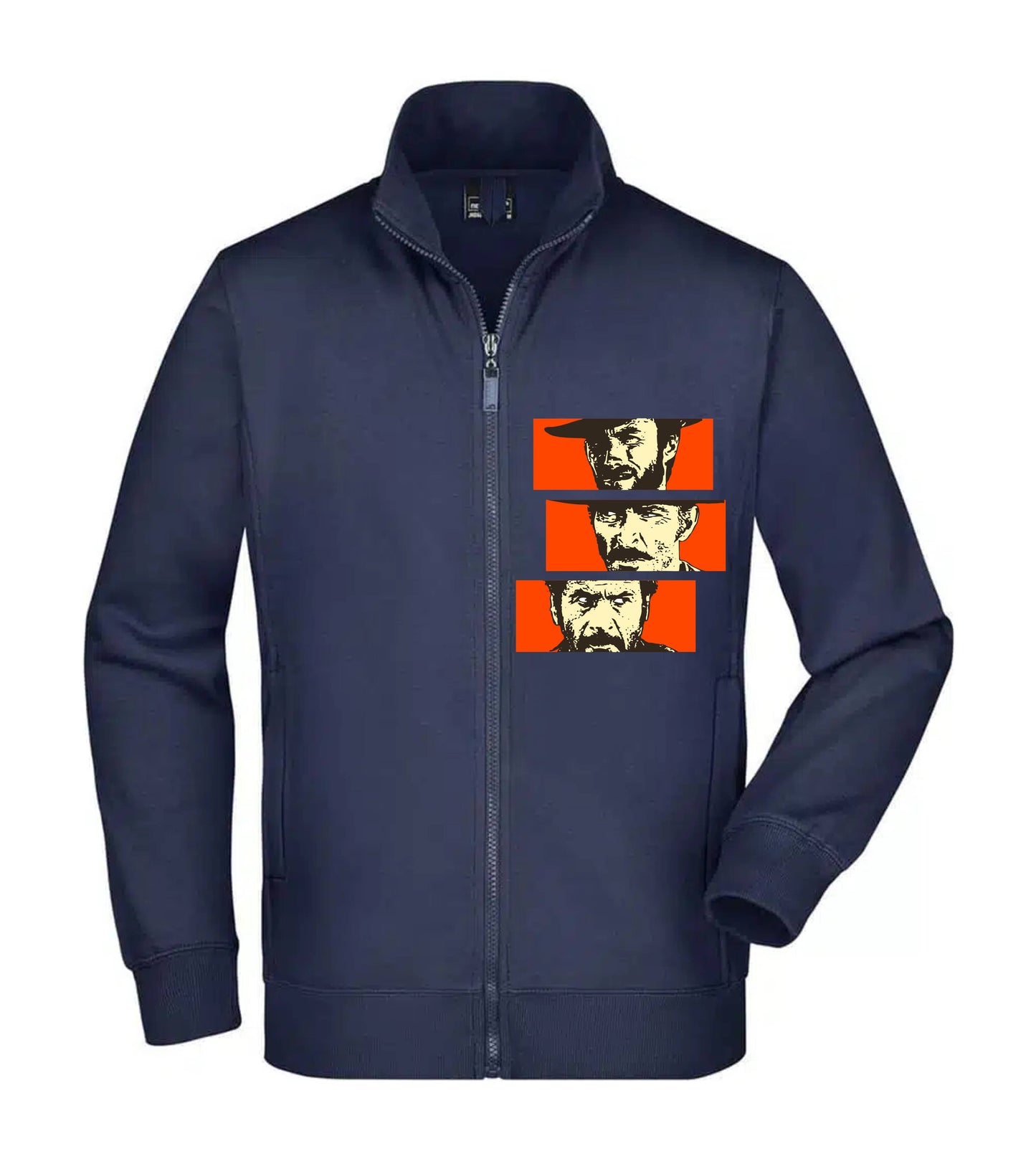Felpa Unisex Full Zip - IL BUONO IL BRUTTO IL CATTIVO - Super vestibilità Top qualità