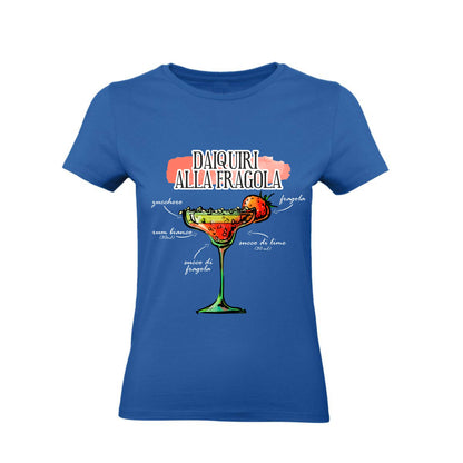 T-Shirt Uomo, Donna & Bambino - DAIQUIRI ALLA FRAGOLA - Maglietta Maglia Tshirt Super vestibilità Top qualità