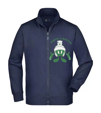 Felpa Unisex Full Zip - MARVIN THE MARTIAN - Super vestibilità Top qualità