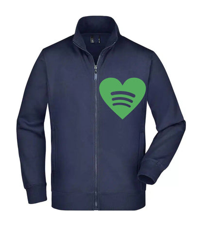 Felpa Unisex Full Zip - LOVE MUSIC - Super vestibilità Top qualità