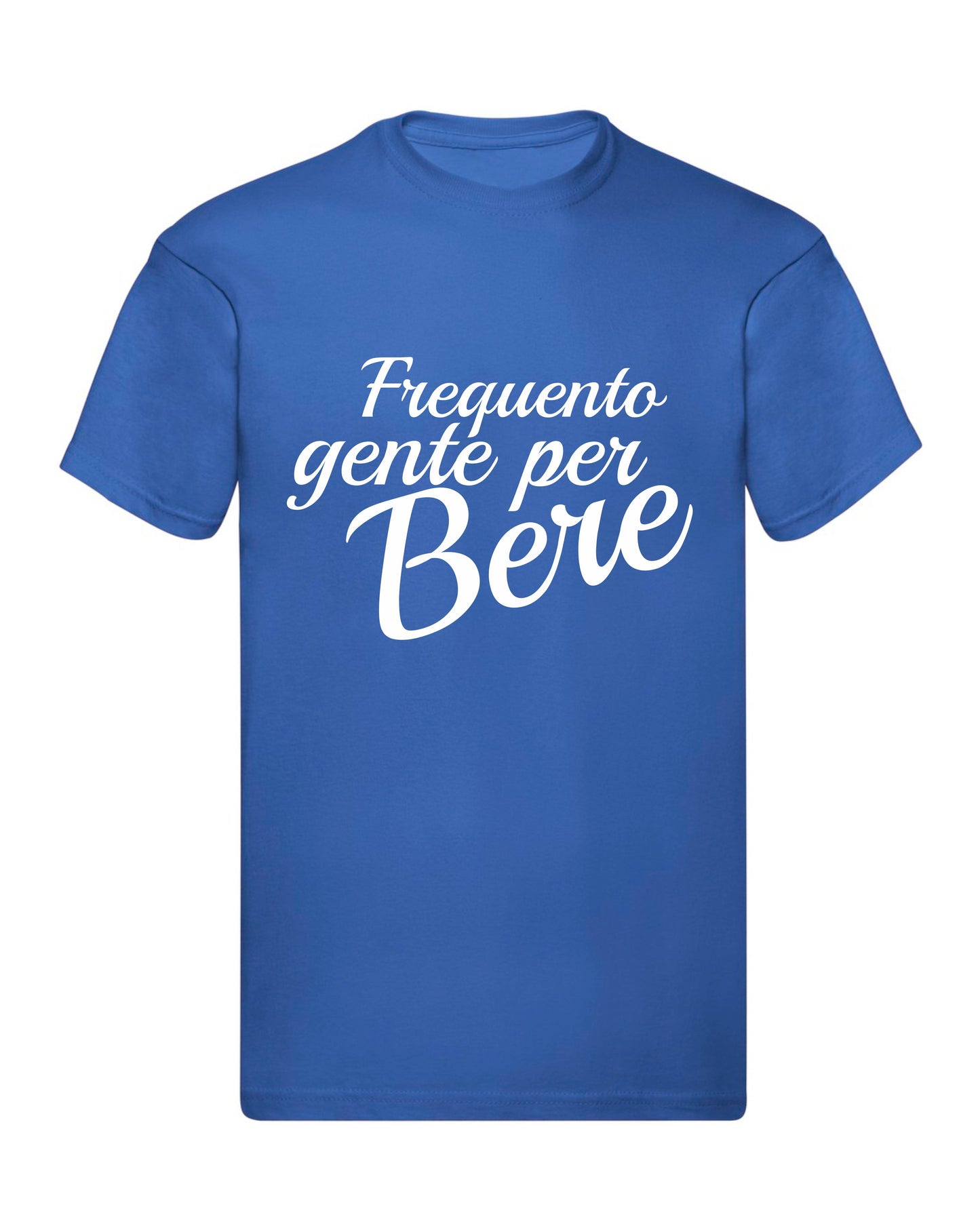 T-Shirt Uomo, Donna & Bambino - FREQUENTO GENTE PER BERE - Maglietta Maglia Tshirt Super vestibilità Top qualità