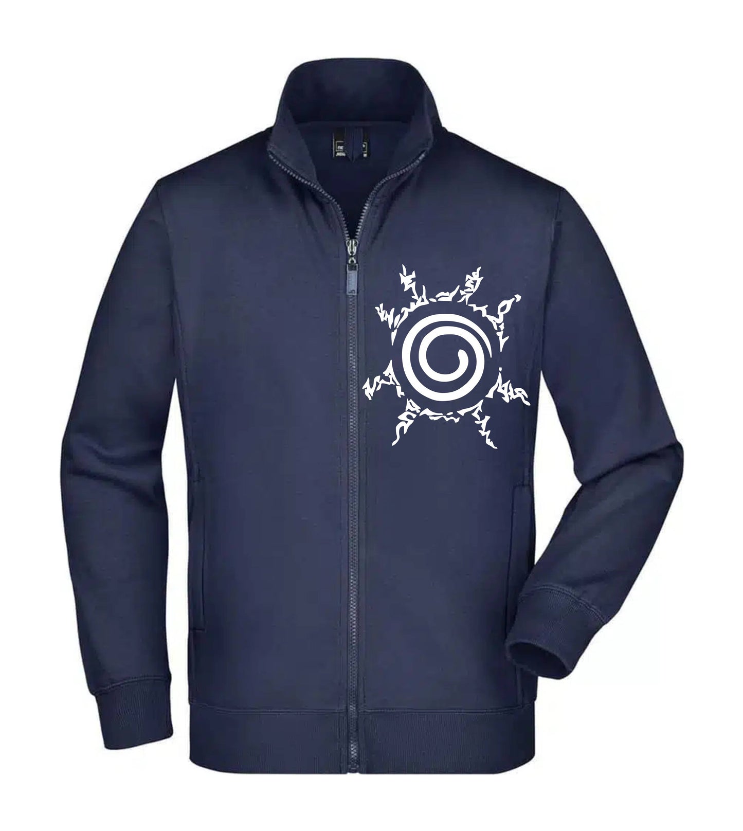Felpa Unisex Full Zip - NARUTO SIGILLO OTTAGONALE - Super vestibilità Top qualità