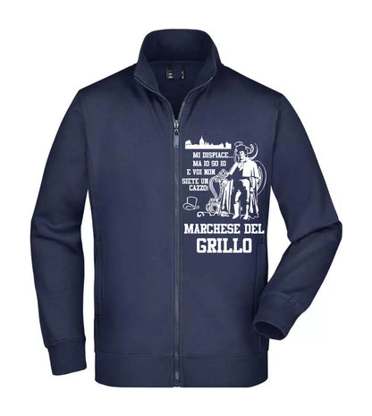 Felpa Unisex Full Zip - MARCHESE DEL GRILLO - Super vestibilità Top qualità