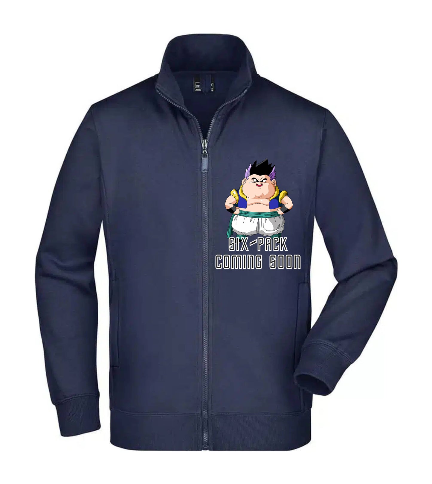 Felpa Unisex Full Zip - GOTENKS - SIX PACK - Super vestibilità Top qualità