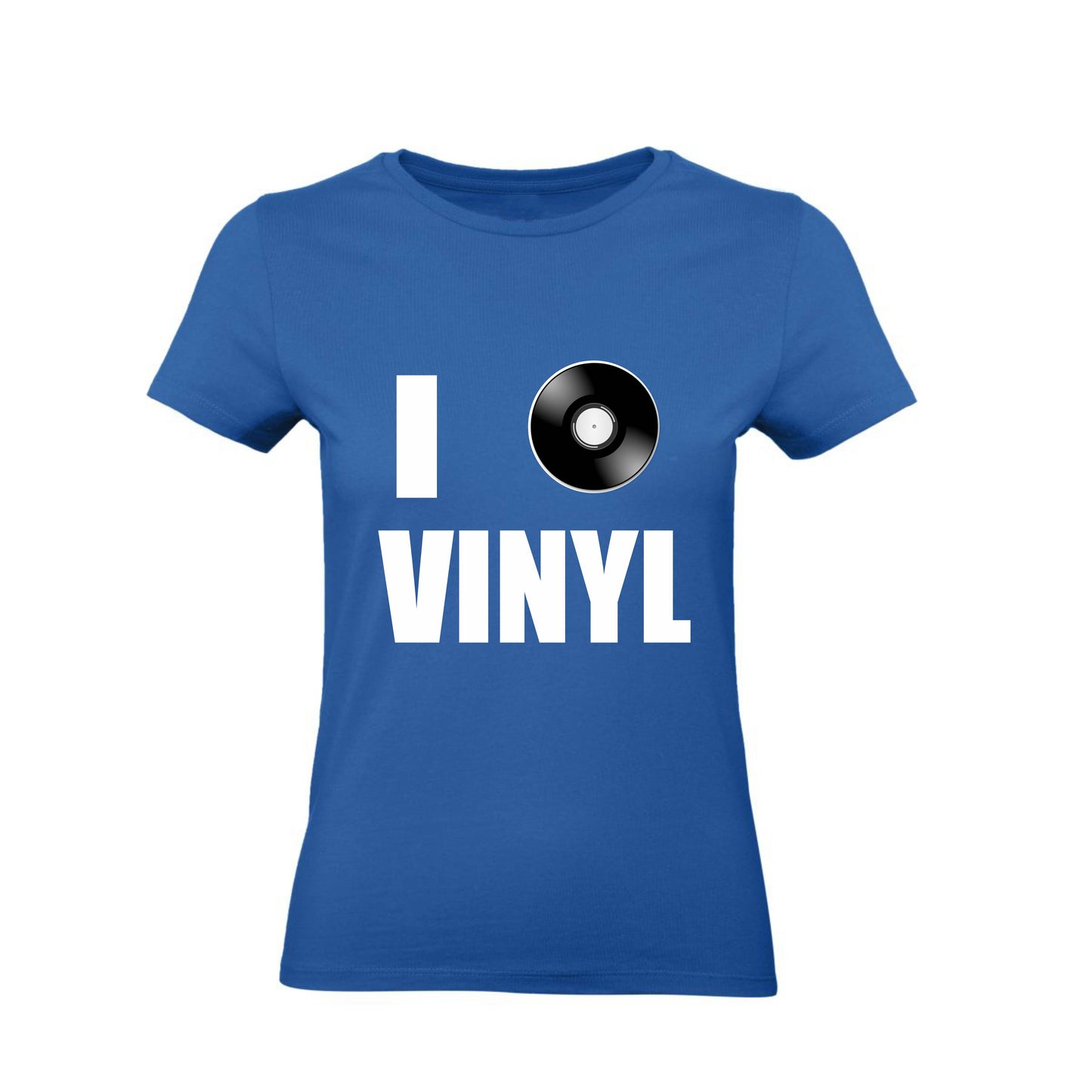 T-Shirt Uomo, Donna & Bambino - I LOVE VINYLS - Maglietta Maglia Tshirt Super vestibilità Top qualità