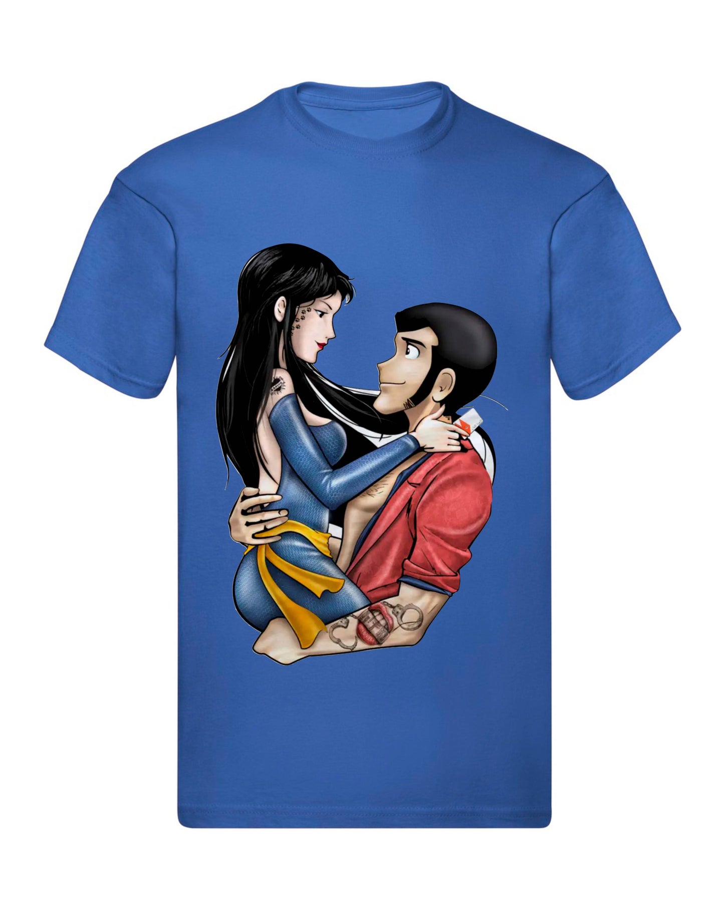 T-Shirt Uomo, Donna & Bambino - HITOMI E LUPIN - Maglietta Maglia Tshirt Super vestibilità Top qualità