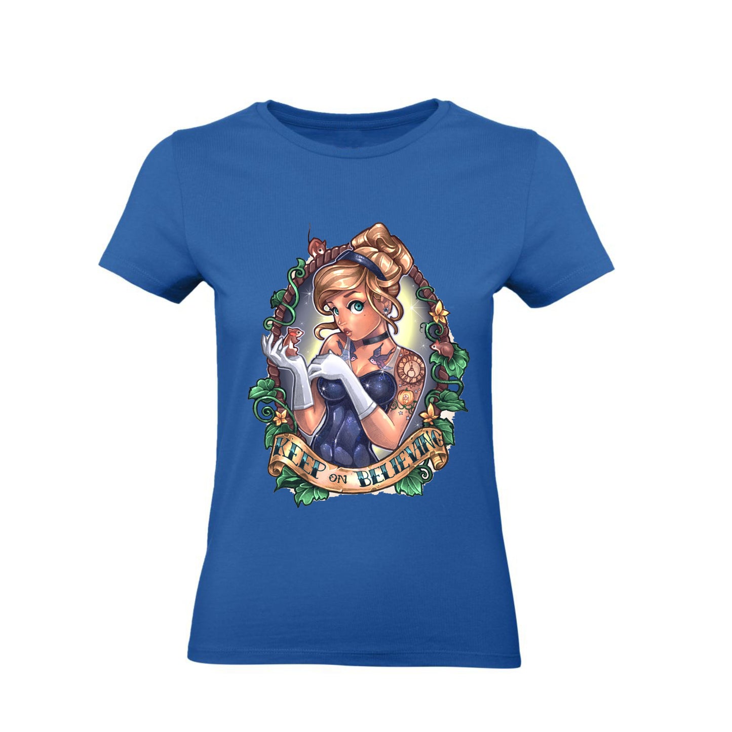T-Shirt Donna & Bambino - CENERENTOLA TATUATA - Maglietta Maglia Tshirt Super vestibilità Top qualità (copia)