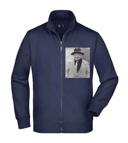 Felpa Unisex Full Zip - BENNY HILL - Super vestibilità Top qualità - Social Crazy