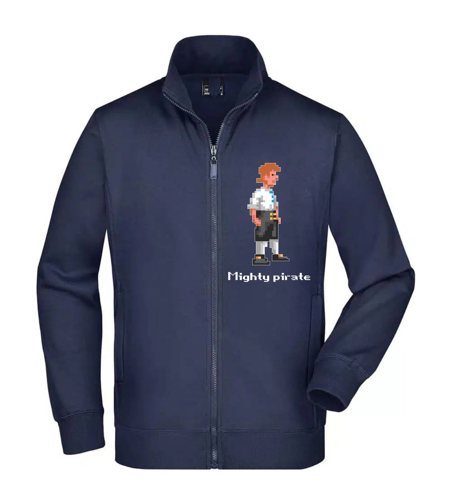 Felpa Unisex Full Zip - GUYBRUSH TREEPWOOD - Super vestibilità Top qualità