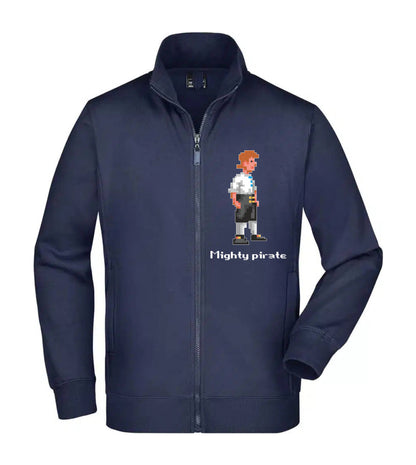 Felpa Unisex Full Zip - GUYBRUSH TREEPWOOD - Super vestibilità Top qualità