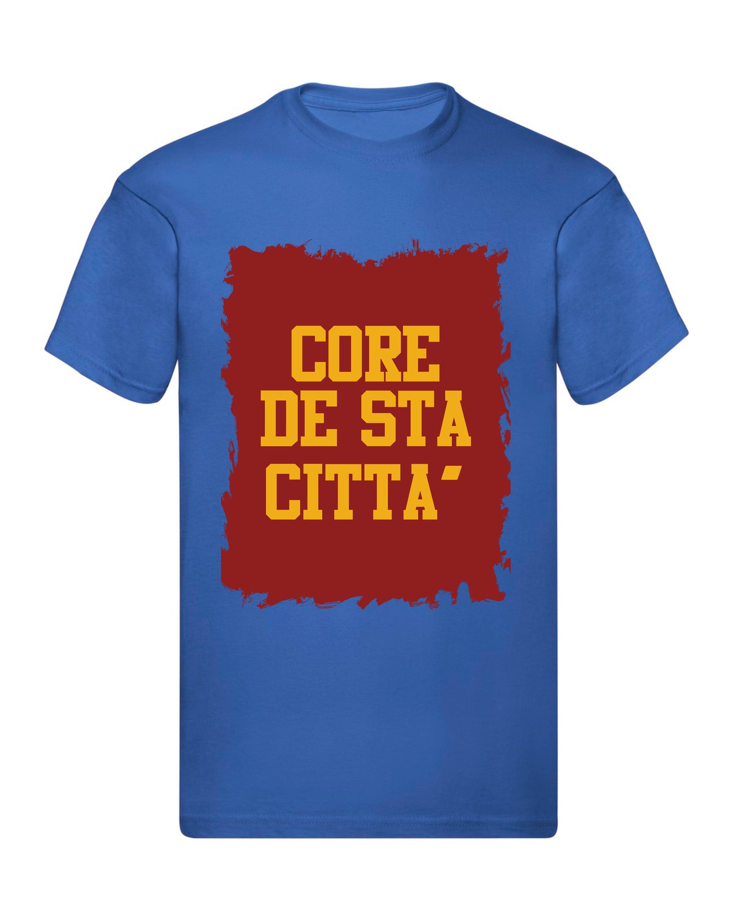 T-Shirt Uomo, Donna & Bambino - CORE DE STA CITTÀ - Maglietta Maglia Tshirt Super vestibilità Top qualità - Social Crazy
