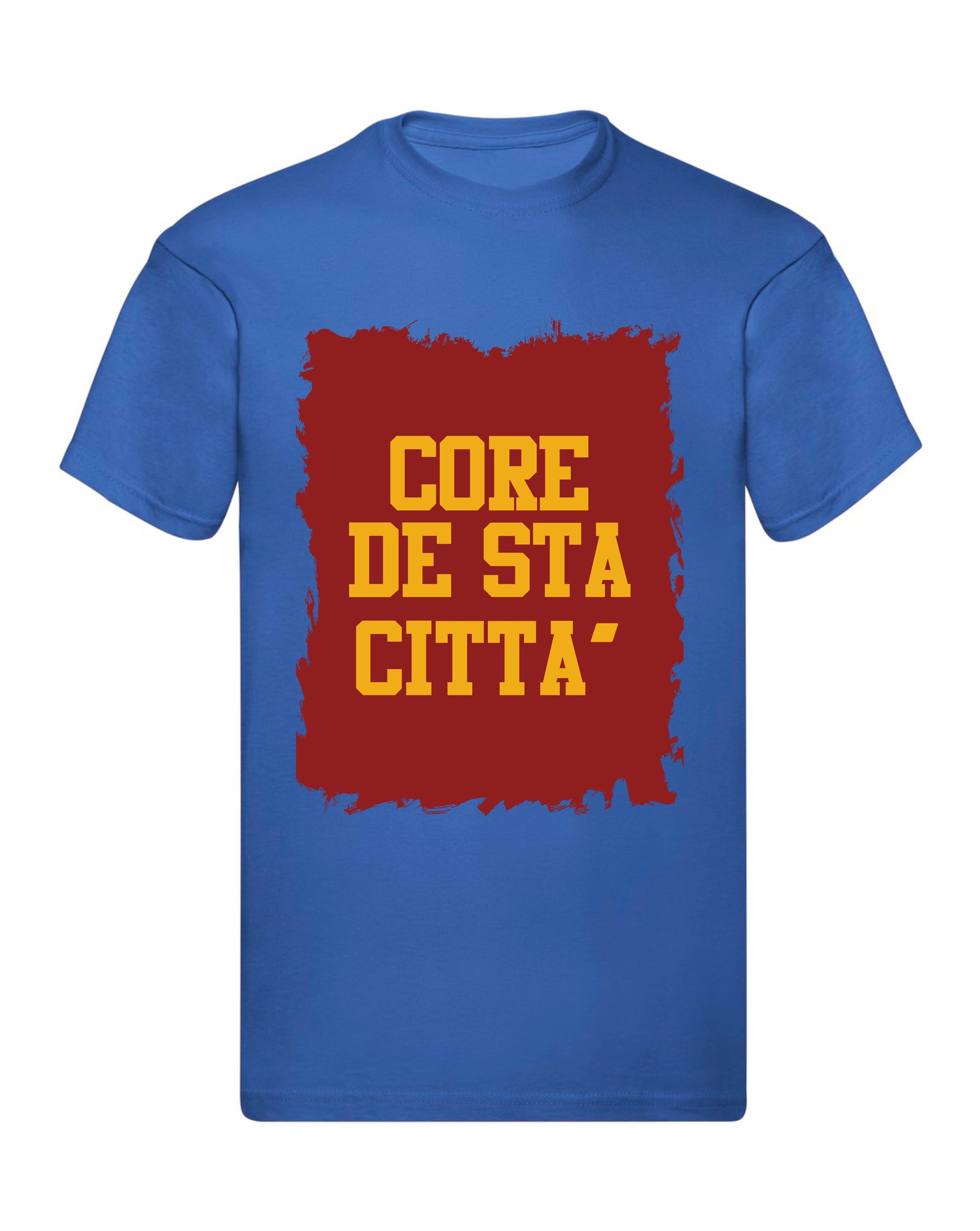 T-Shirt Uomo, Donna & Bambino - CORE DE STA CITTÀ - Maglietta Maglia Tshirt Super vestibilità Top qualità - Social Crazy