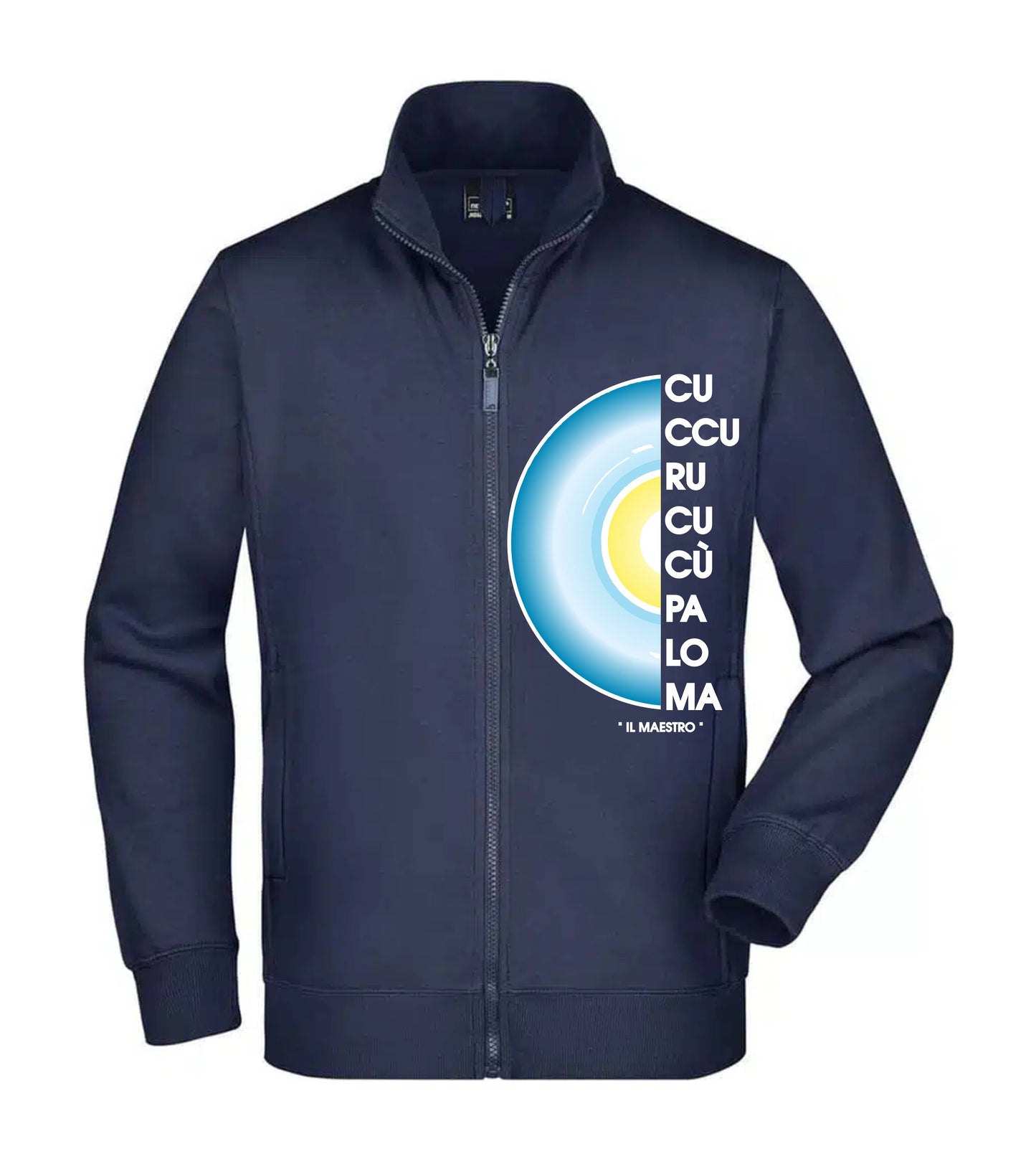 Felpa Unisex Full Zip - IL MAESTRO - Super vestibilità Top qualità
