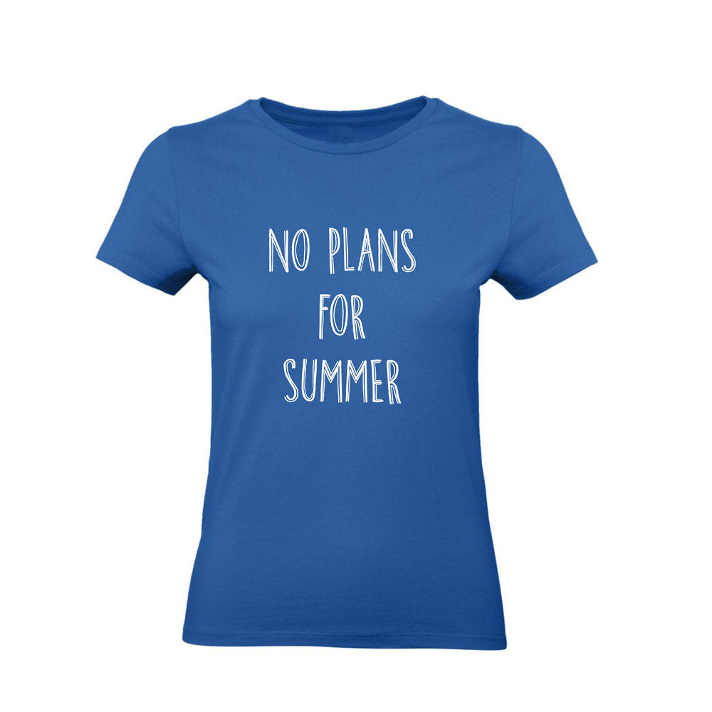 T-Shirt Uomo Donna & Bambino - NO PLANS FOR SUMMER - Maglietta Maglia Tshirt Super vestibilità Top qualità