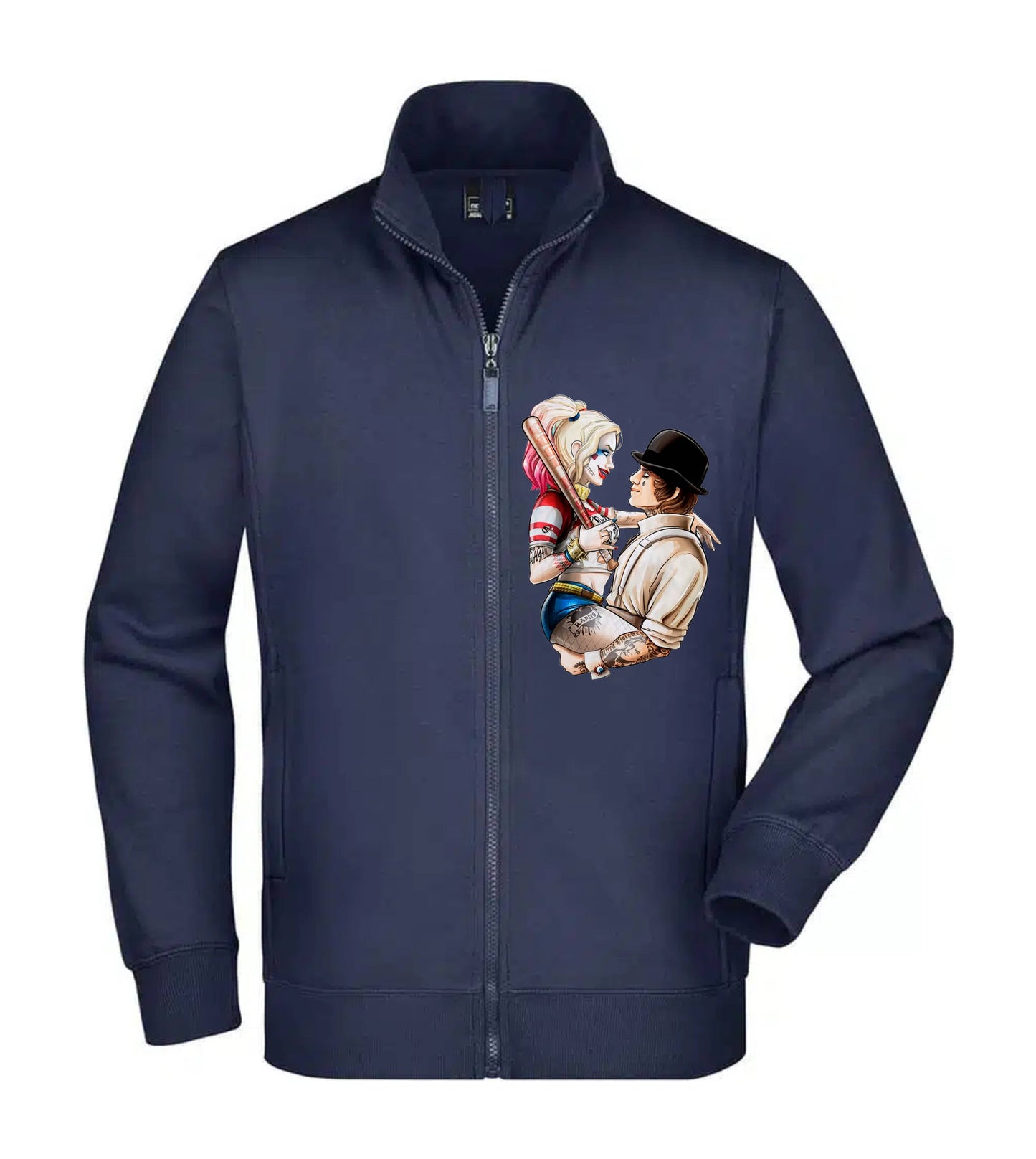 Felpa Unisex Full Zip - HARLEY E ALEX - Super vestibilità Top qualità