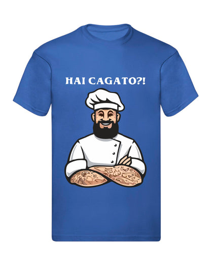 T-Shirt Uomo, Donna & Bambino - HAI CAGATO?  - Maglietta Maglia Tshirt Super vestibilità Top qualità