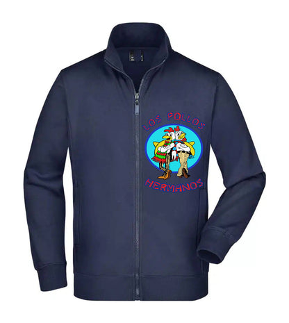 Felpa Unisex Full Zip - LOS POLLOS HERMANOS - Super vestibilità Top qualità