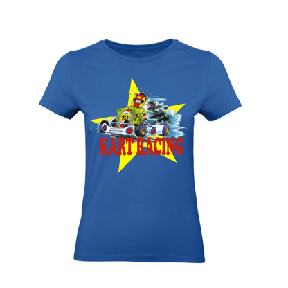 T-Shirt Uomo Donna & Bambino - KARTING RACING - Maglietta Maglia Tshirt Super vestibilità Top qualità