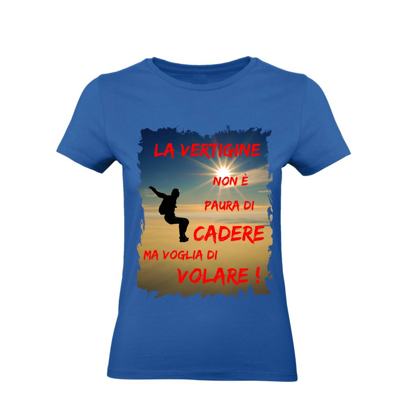 T-Shirt Uomo Donna & Bambino - LA VERTIGINE NON È PAURA DI CADERE - Maglietta Maglia Tshirt Super vestibilità Top qualità