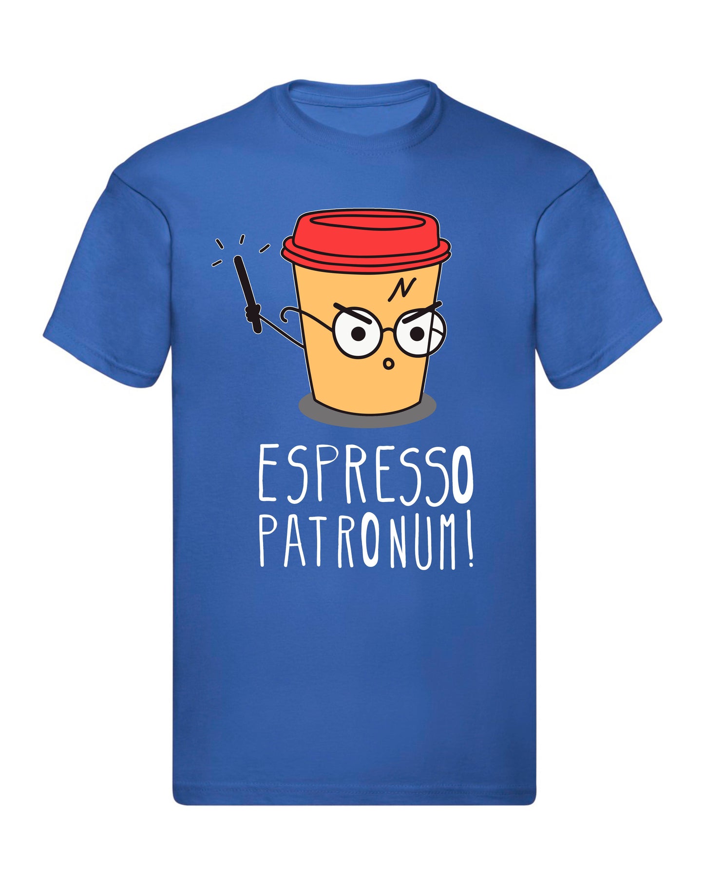 T-Shirt Uomo, Donna & Bambino - ESPRESSO PATRONUM - Maglietta Maglia Tshirt Super vestibilità Top qualità