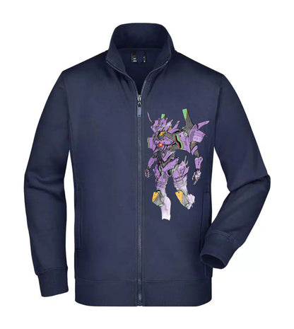 Felpa Unisex Full Zip - EVA 01 - Super vestibilità Top qualità