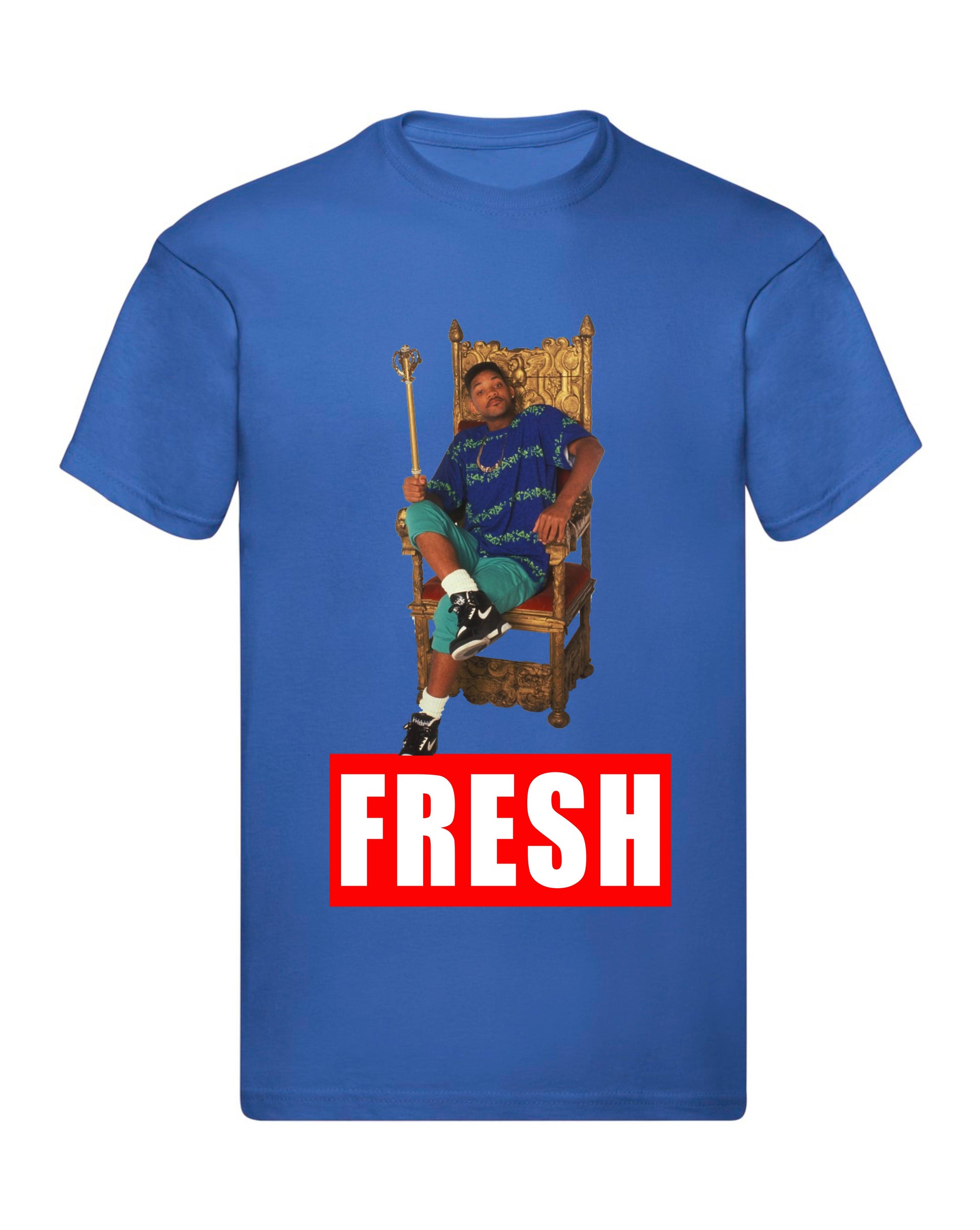 T-Shirt Uomo & Bambino - FRESH BEL AIR - Maglietta Maglia Tshirt Super vestibilità Top qualità - Social Crazy