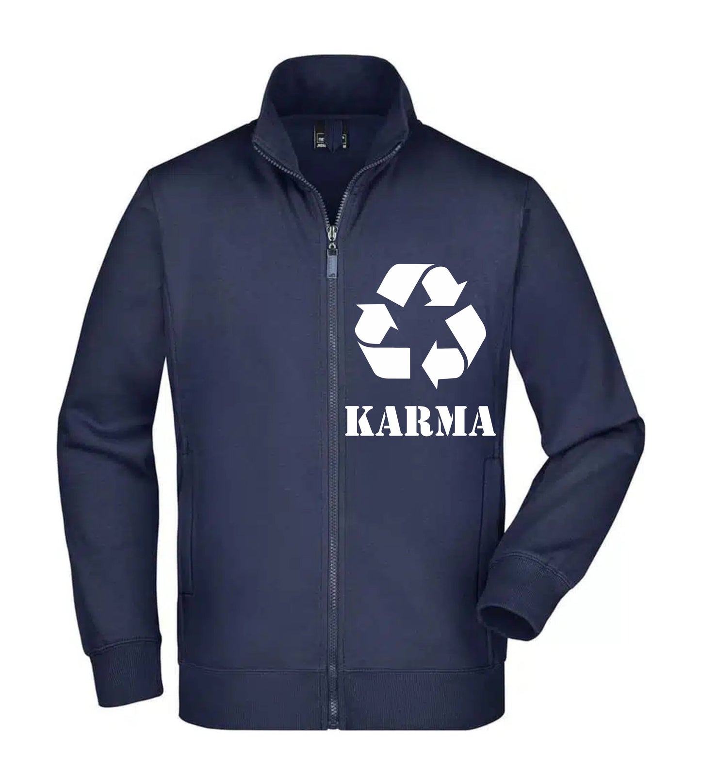 Felpa Unisex Full Zip - KARMA - Super vestibilità Top qualità