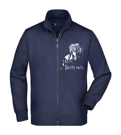 Felpa Unisex Full Zip - DEATH NOTE - LIGHT - Super vestibilità Top qualità - Social Crazy