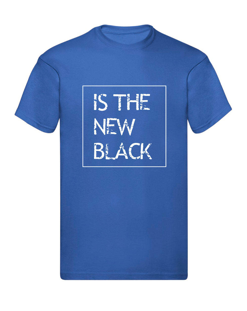 T-Shirt Uomo Donna & Bambino - IS THE NEW BLACK - Maglietta Maglia Tshirt Super vestibilità Top qualità