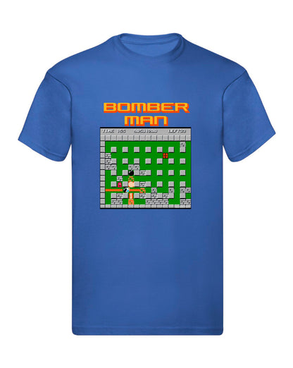 T-Shirt Uomo, Donna & Bambino - BOMBERMAN RETRÒ - Maglietta Maglia Tshirt Super vestibilità Top qualità