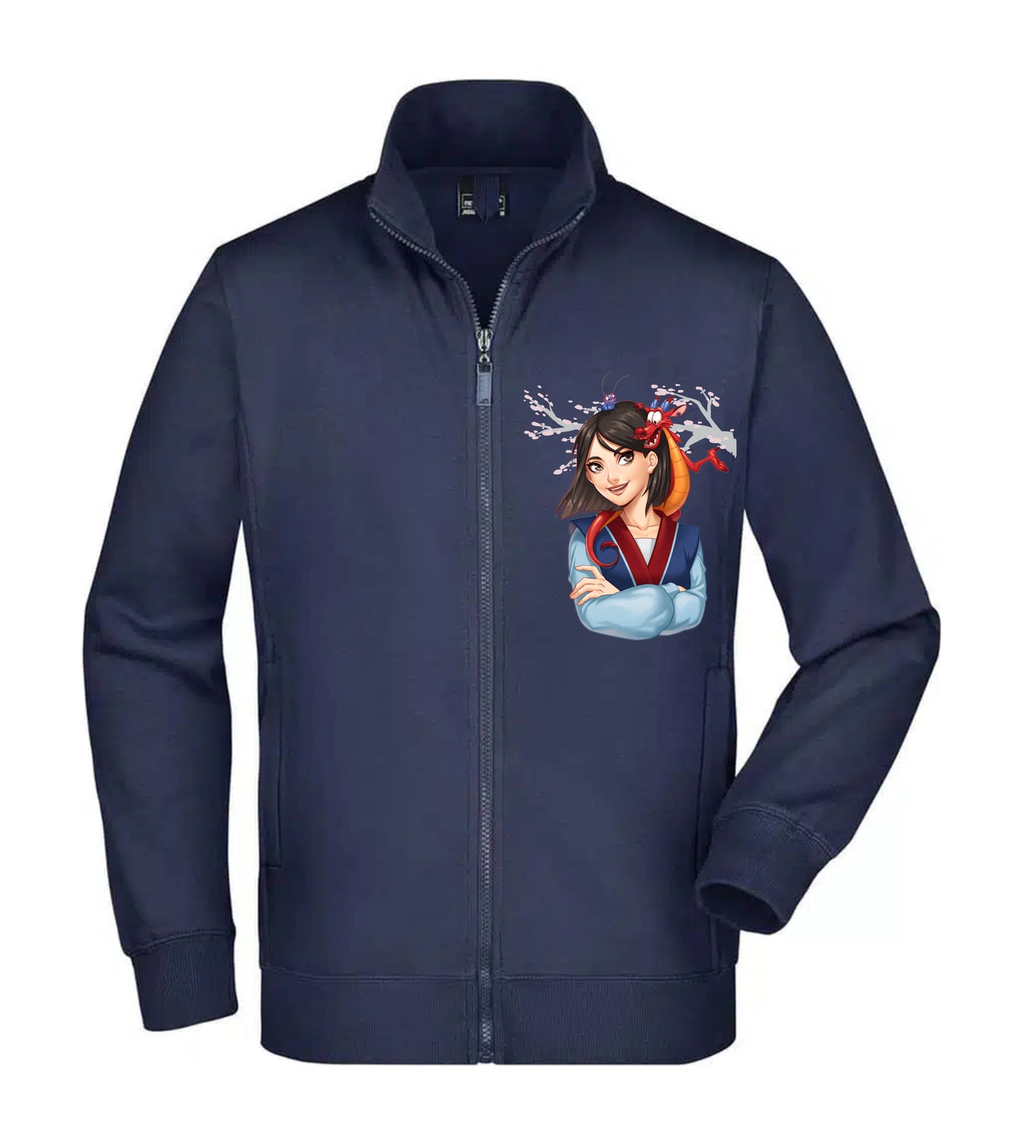 Felpa Unisex Full Zip - MULAN - Super vestibilità Top qualità