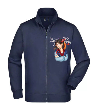 Felpa Unisex Full Zip - MULAN - Super vestibilità Top qualità