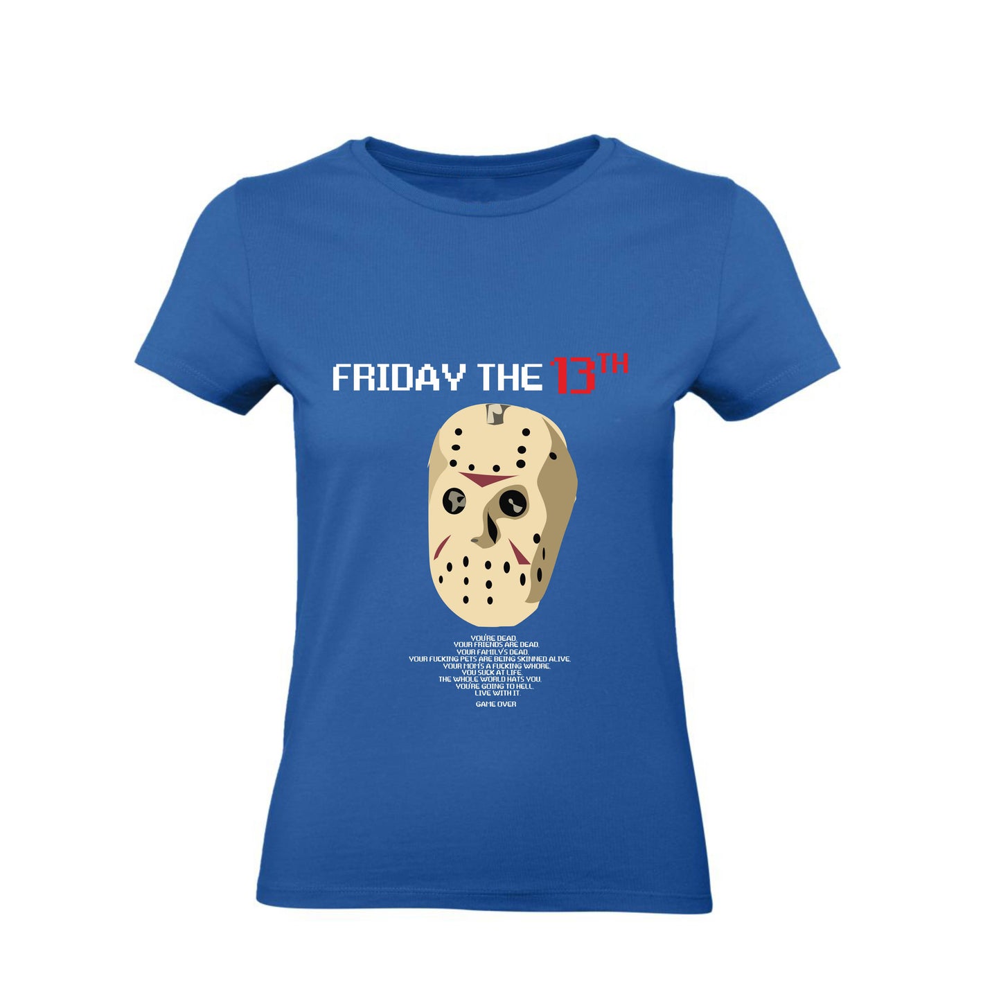 T-Shirt Uomo, Donna & Bambino - FRIDAY THE 13TH - Maglietta Maglia Tshirt Super vestibilità Top qualità