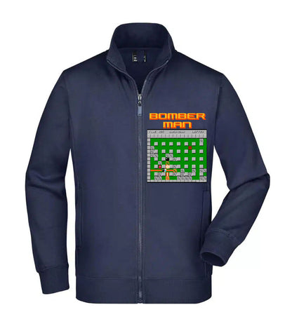 Felpa Unisex Full Zip - BOMBERMAN RETRÒ - Super vestibilità Top qualità