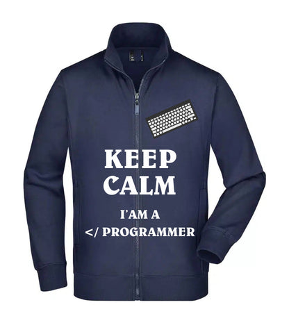Felpa Unisex Full Zip - I'M A PROGRAMMER - Super vestibilità Top qualità