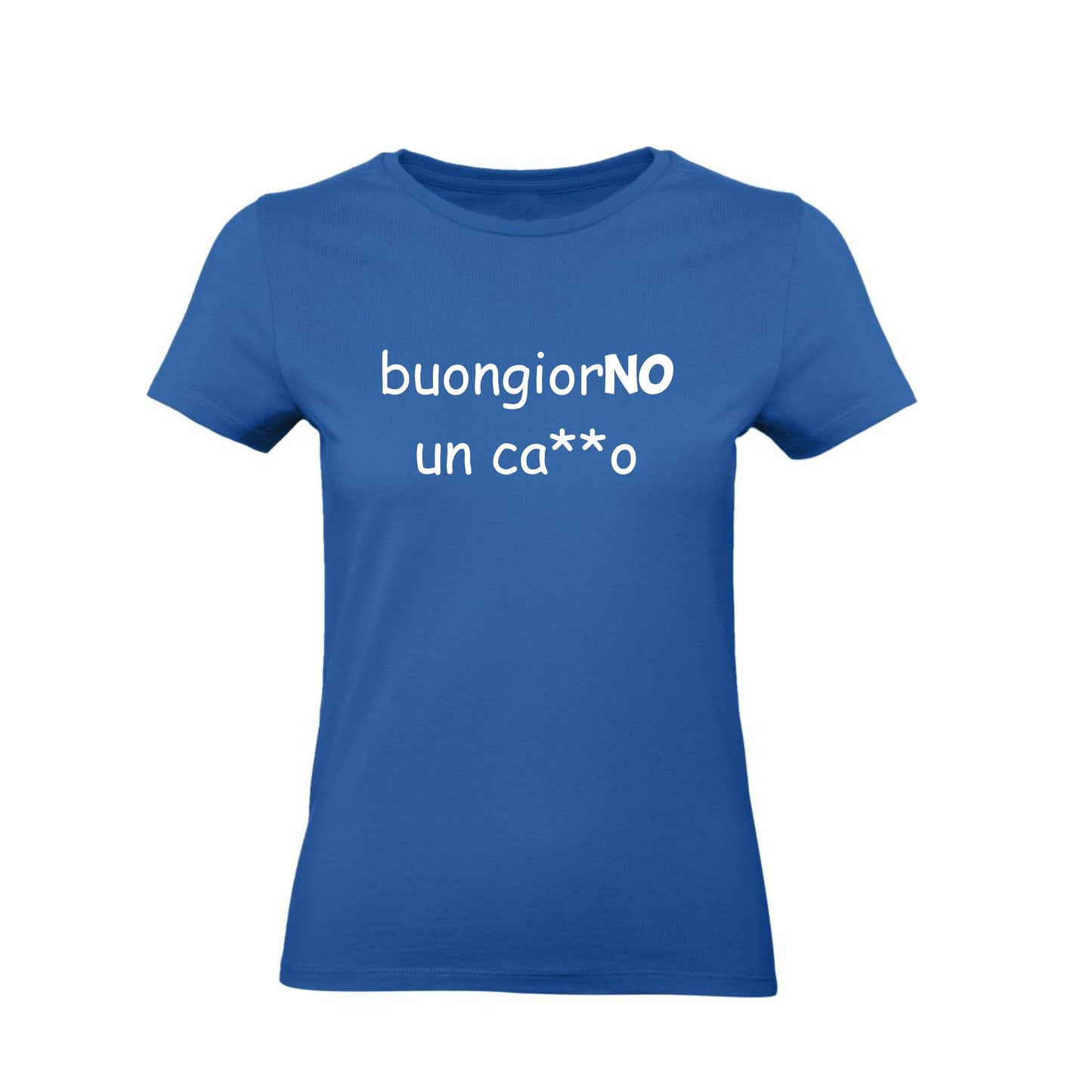T-Shirt Uomo, Donna & Bambino - BUONGIORNO UN CAZZO - Maglietta Maglia Tshirt Super vestibilità Top qualità