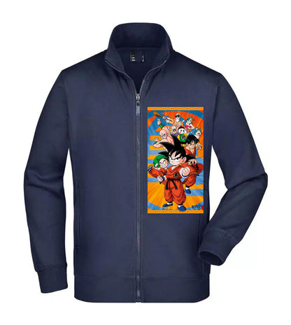 Felpa Unisex Full Zip - DRAGON BALL - Super vestibilità Top qualità