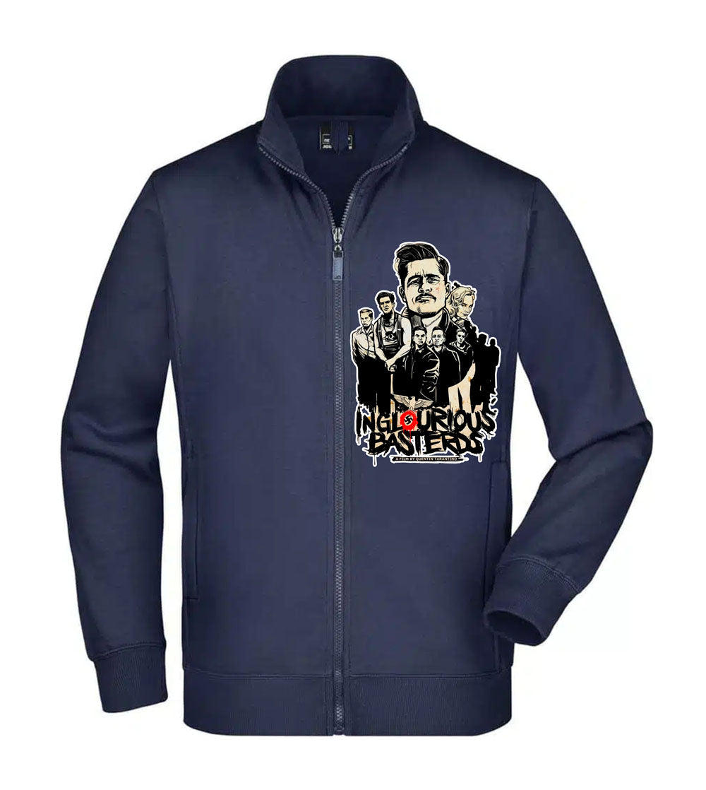 Felpa Unisex Full Zip - BASTARDI SENZA GLORIA - Super vestibilità Top qualità