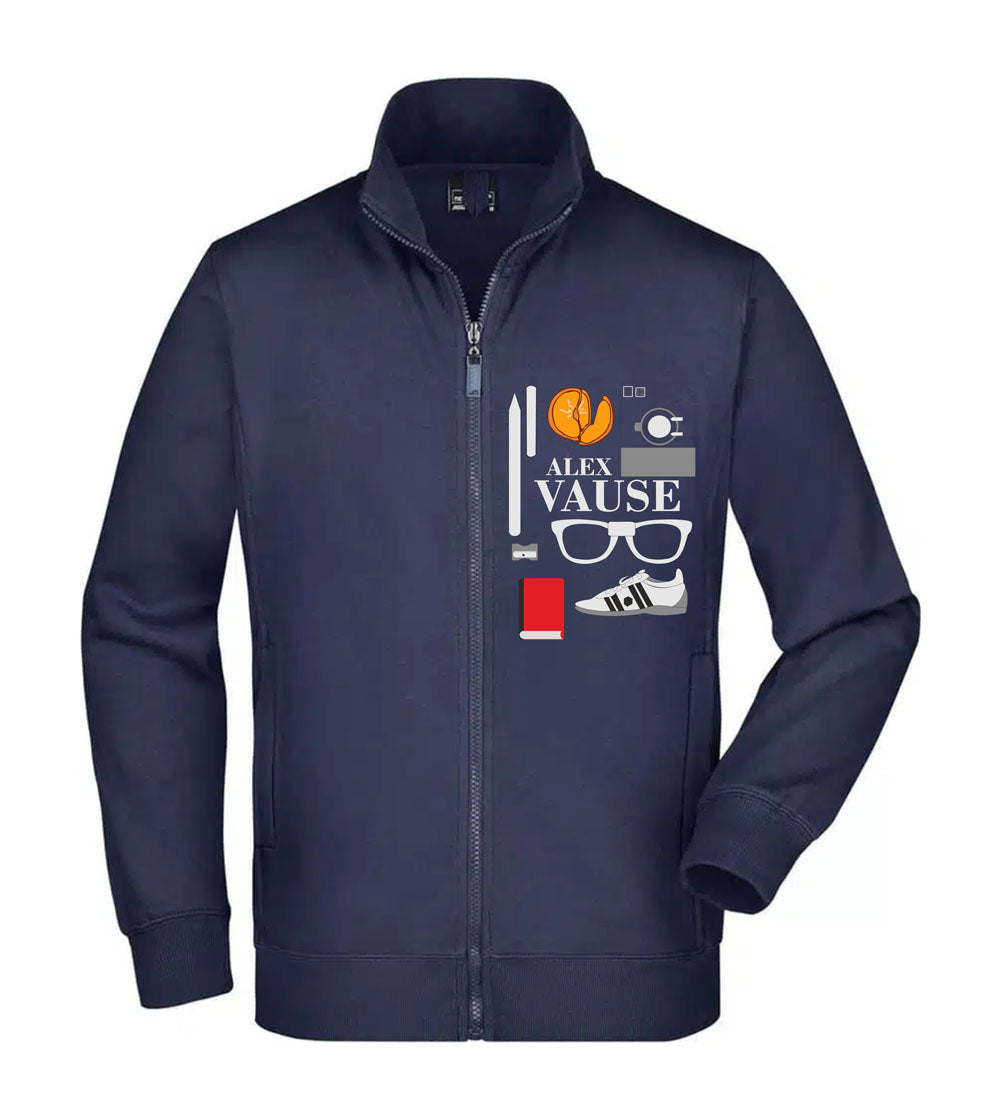 Felpa Unisex Full Zip - ALEX VAUSE - Super vestibilità Top qualità - Social Crazy