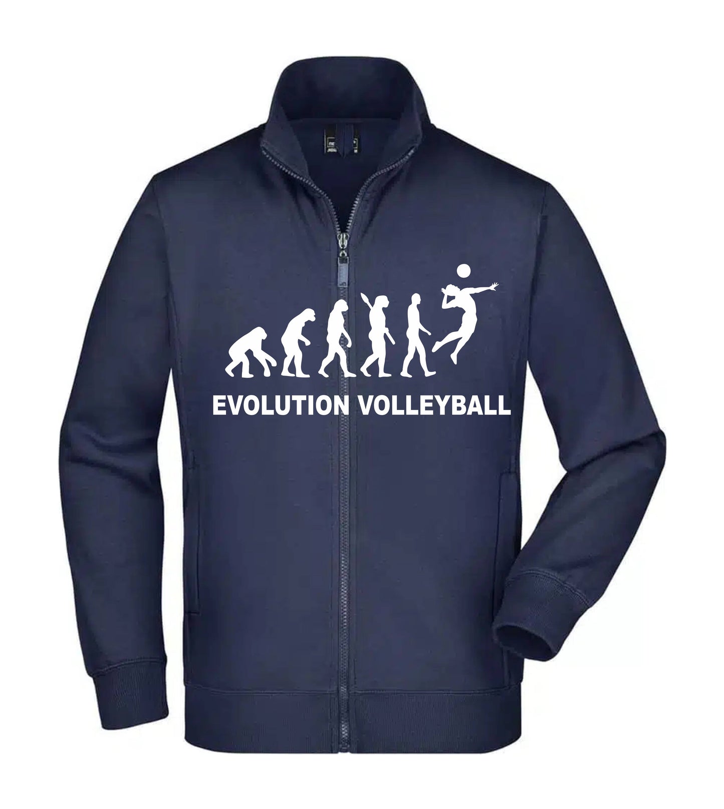 Felpa Unisex Full Zip - EVOLUTION VOLLEYBALL - Super vestibilità Top qualità