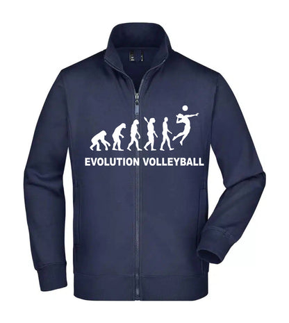 Felpa Unisex Full Zip - EVOLUTION VOLLEYBALL - Super vestibilità Top qualità