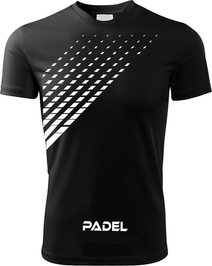 T-Shirt PADEL in Tessuto Dry Fit UNISEX - TOUGH GAME - Elasticizzato e Traspirante Maglietta Maglia Sport Super vestibilità Top qualità