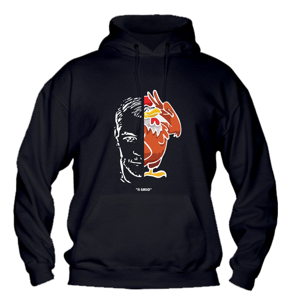 Felpa con cappuccio UOMO, DONNA & BAMBIN - IL GALLO - Super vestibilità Top qualità