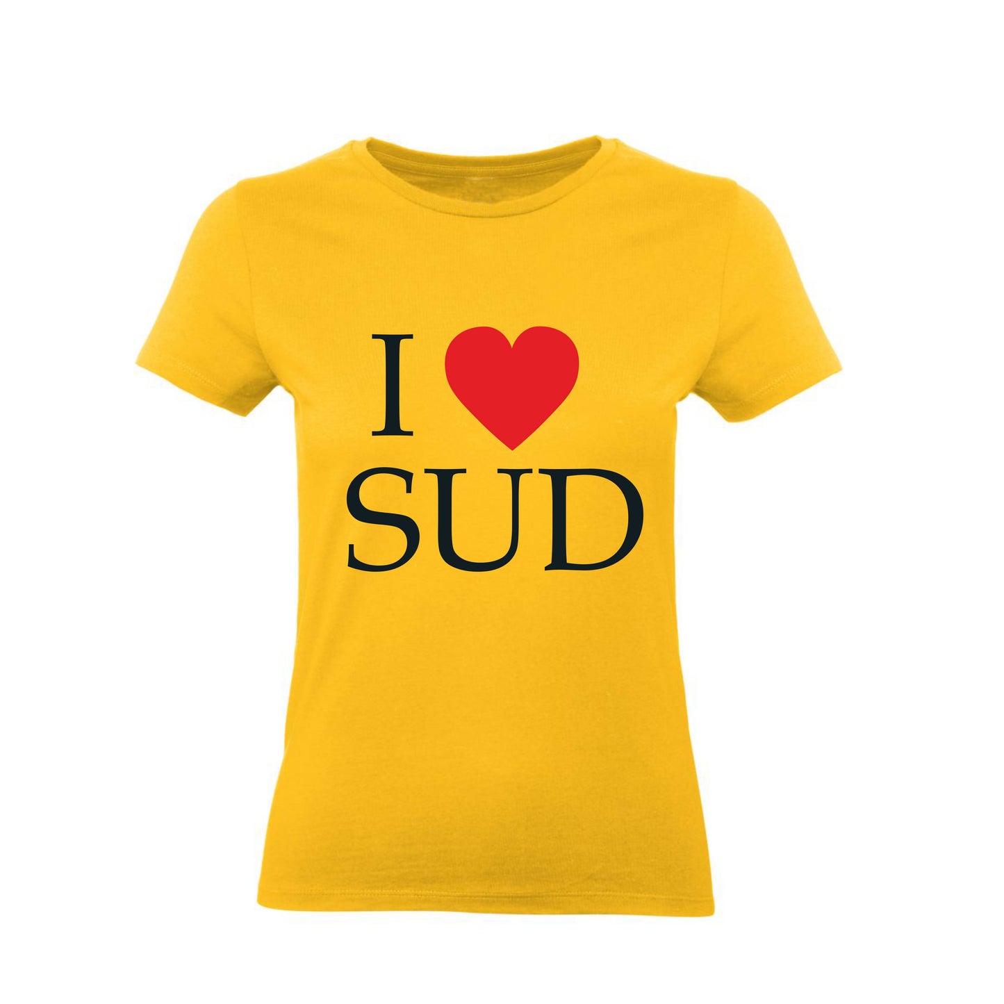T-Shirt Uomo, Donna & Bambino - I LOVE SUD - Maglietta Maglia Tshirt Super vestibilità Top qualità
