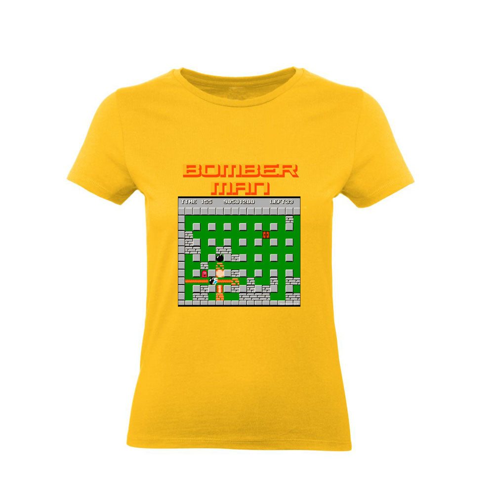 T-Shirt Uomo, Donna & Bambino - BOMBERMAN RETRÒ - Maglietta Maglia Tshirt Super vestibilità Top qualità