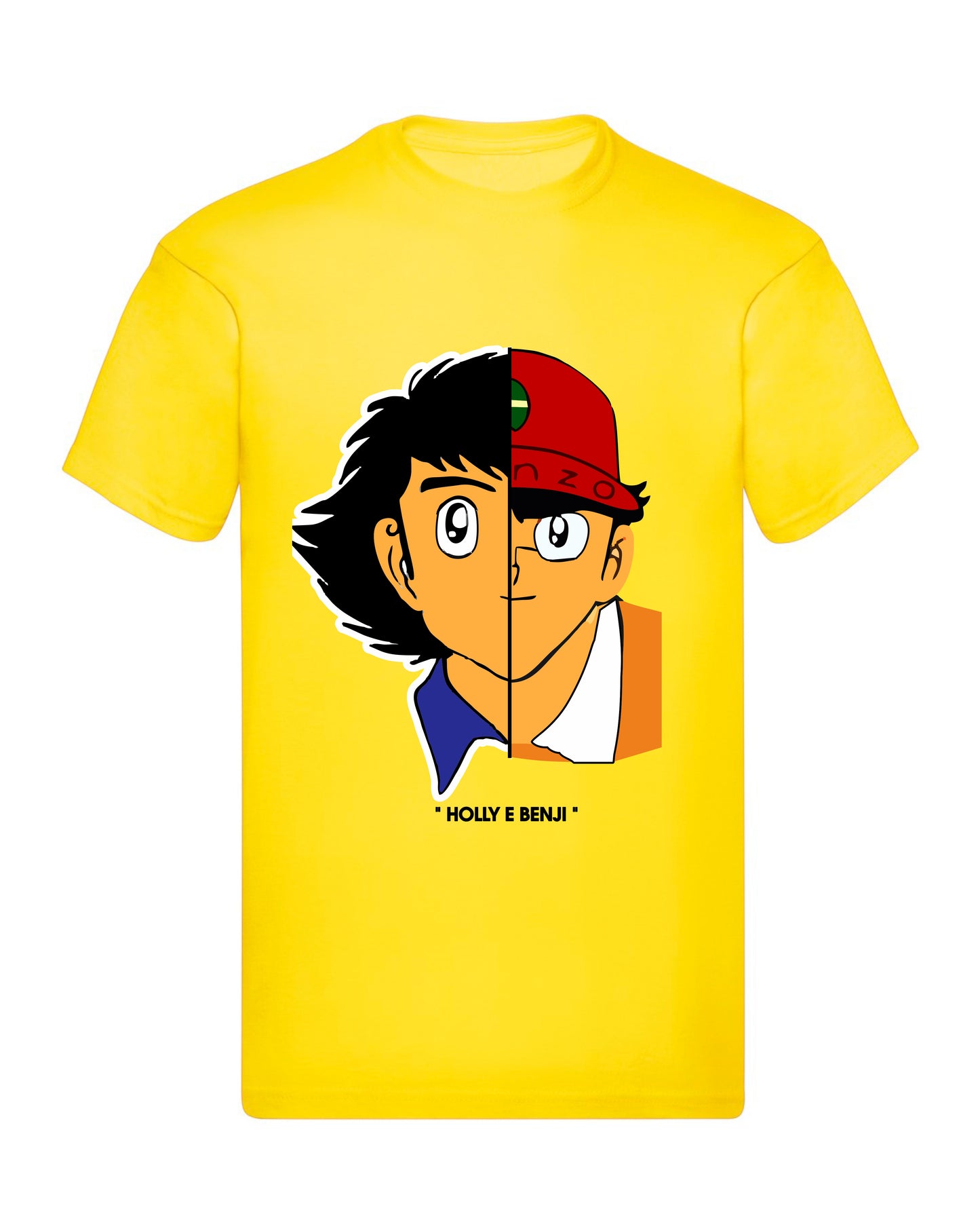 T-Shirt Uomo & Bambino - HOLLY E BENJI FACE - Maglietta Maglia Tshirt Super vestibilità Top qualità