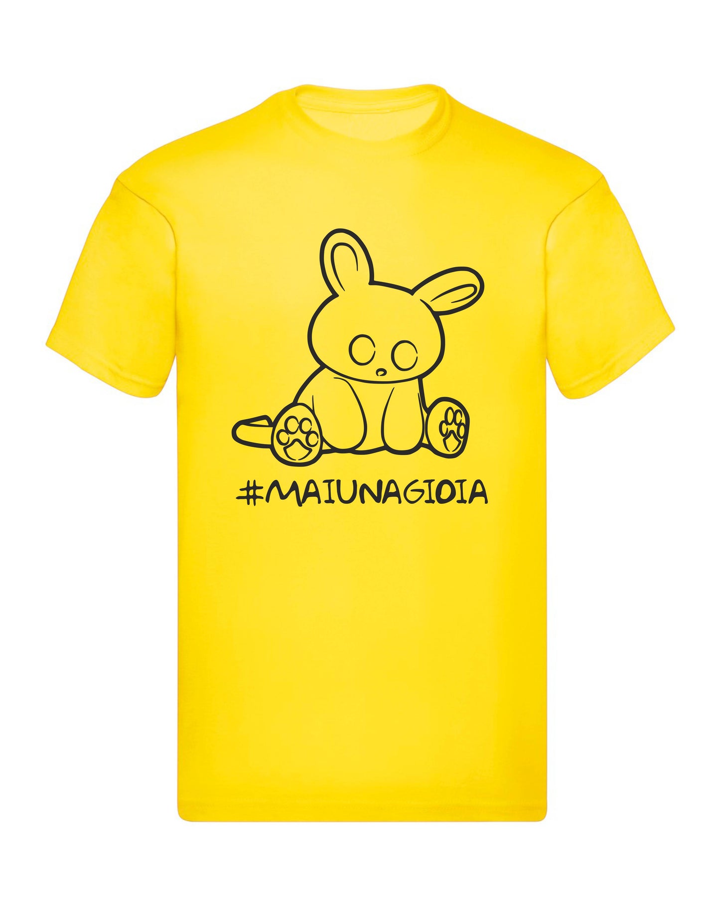 T-Shirt Uomo, Donna & Bambino - #MAIUNAGIOIA - Maglietta Maglia Tshirt Super vestibilità Top qualità